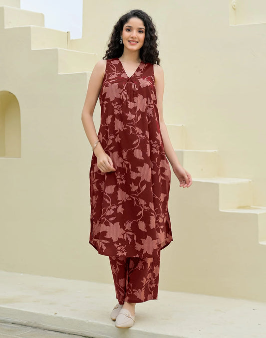 cotton co ord set for women