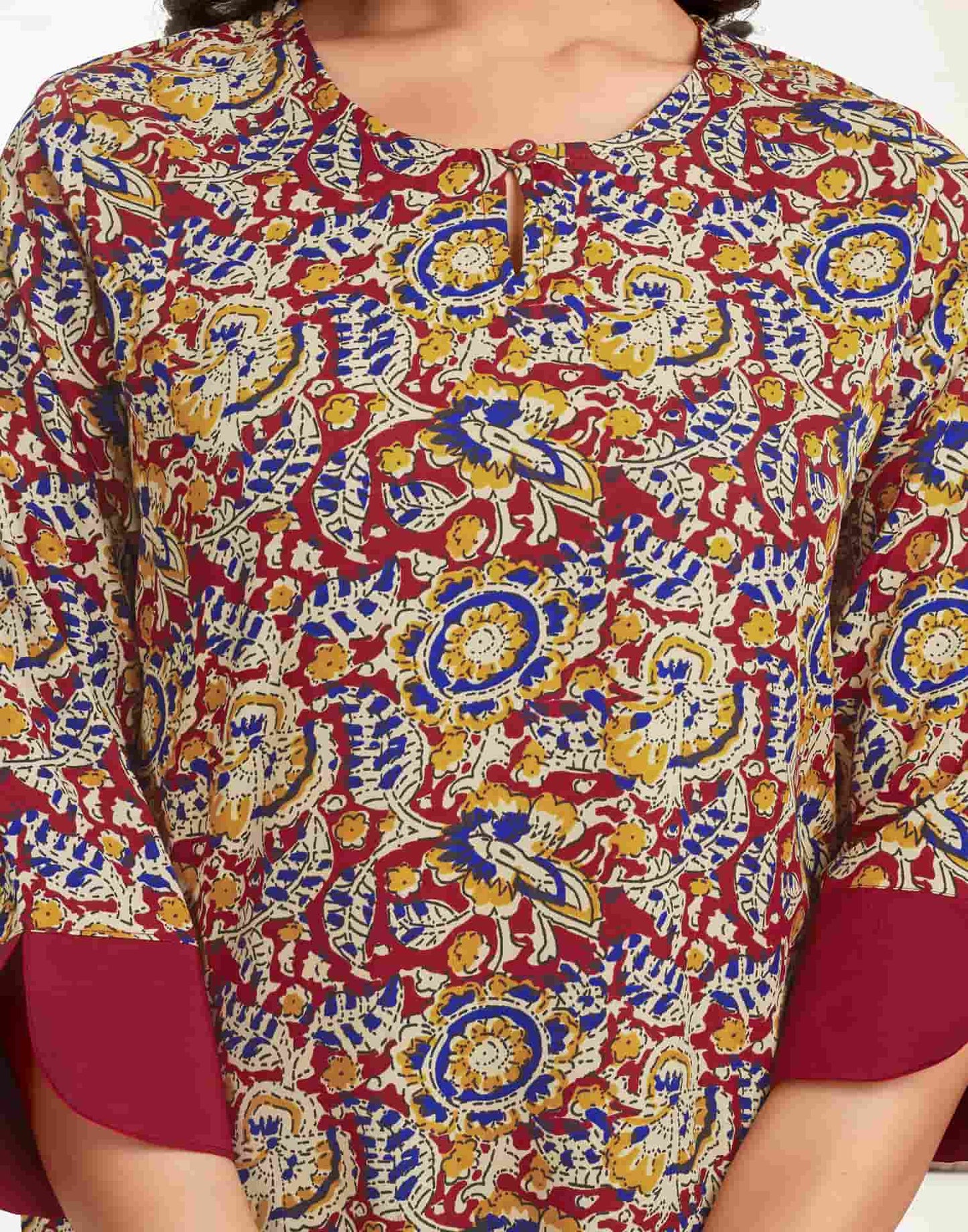 Crepe Printed Straight Kurta with Pant & Dupatta