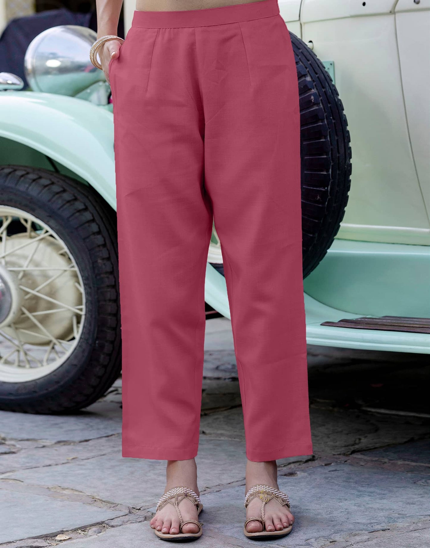 Silk Embroidery, Sequins Work and Gota Patti Work Straight Kurta with Pant & Dupatta