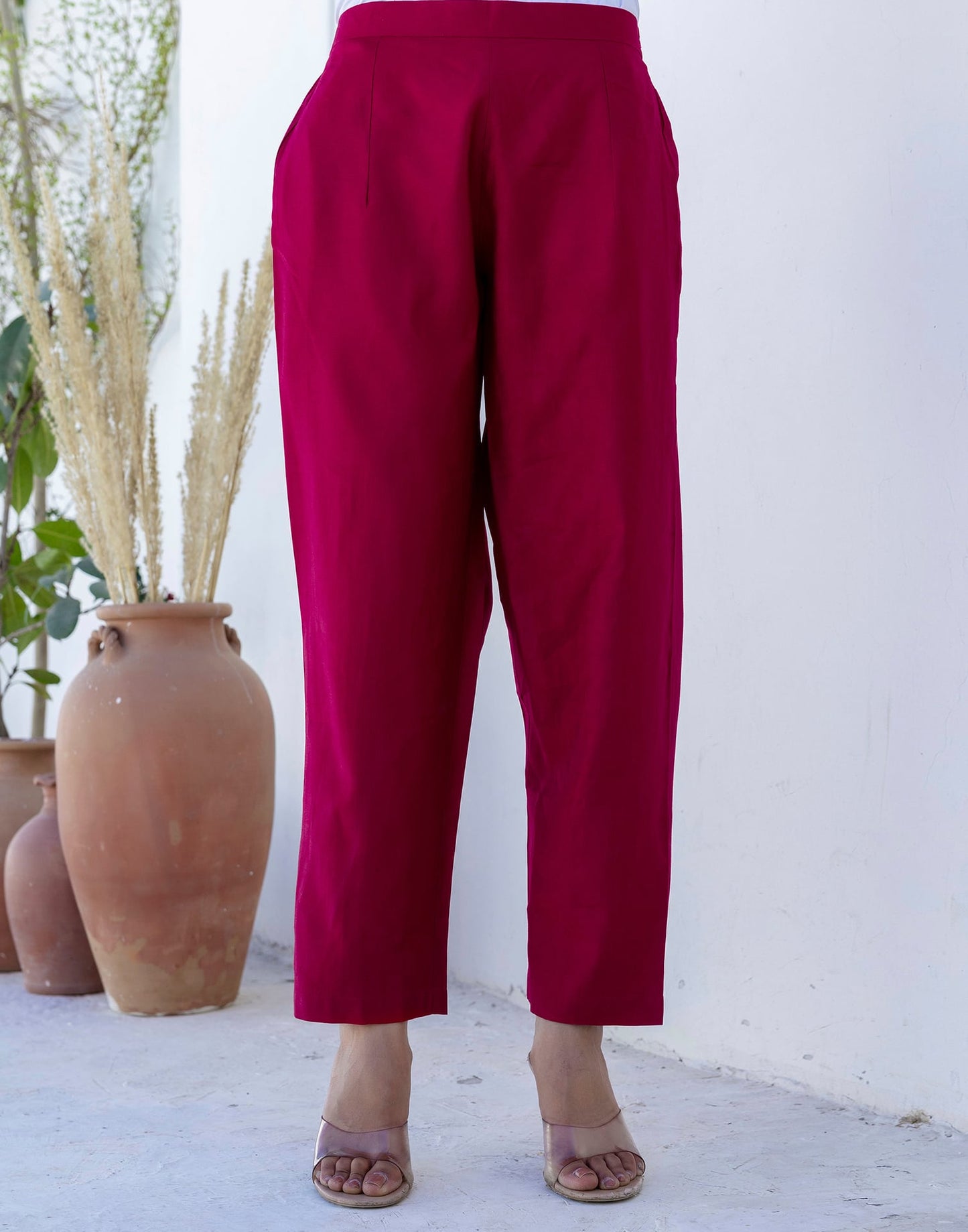 Silk Embroidered Straight Kurta with Pant & Dupatta