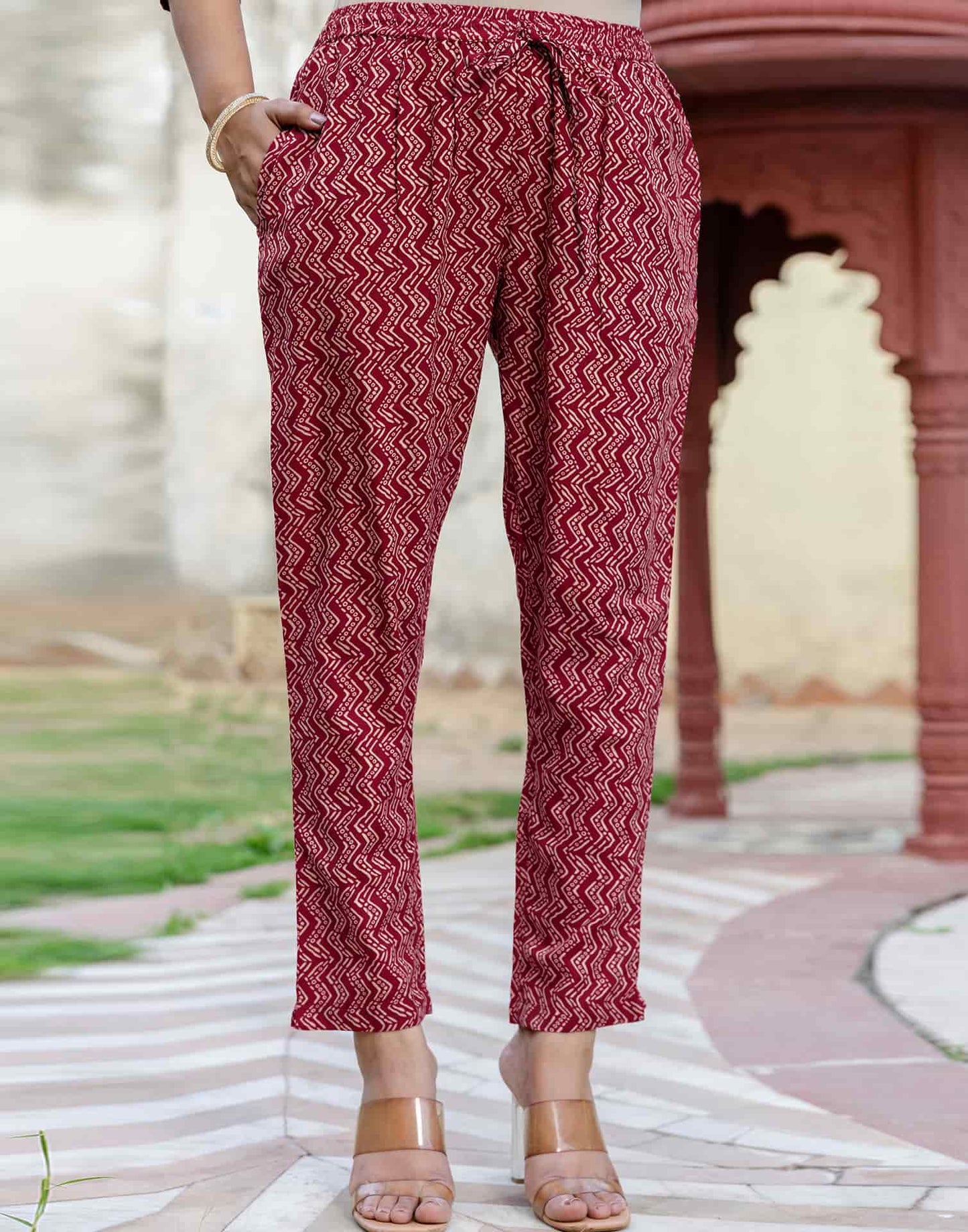 Cotton Printed Straight Kurta with Pant & Dupatta