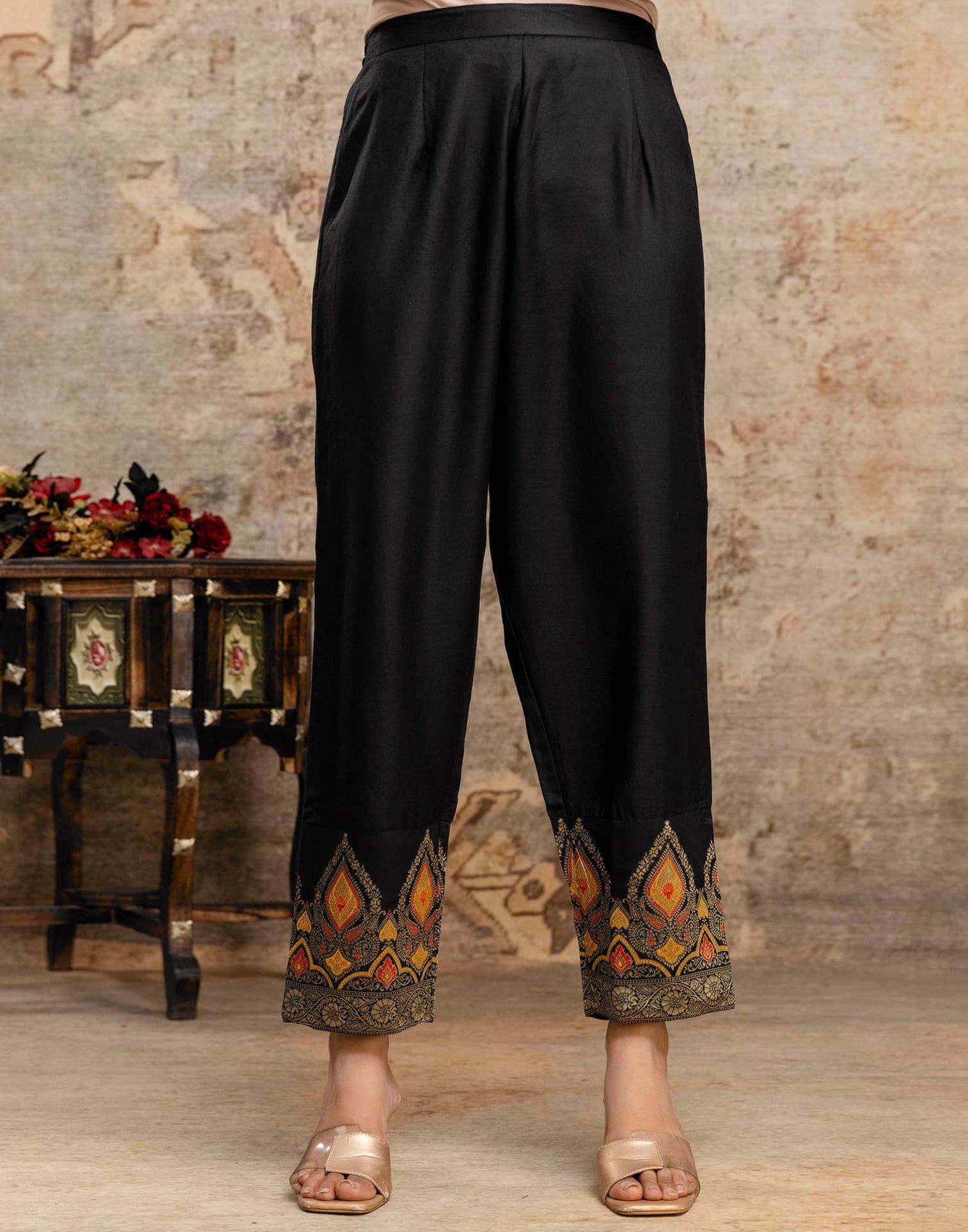 Rayon Weaving Anarkali Kurta with Pant & Dupatta