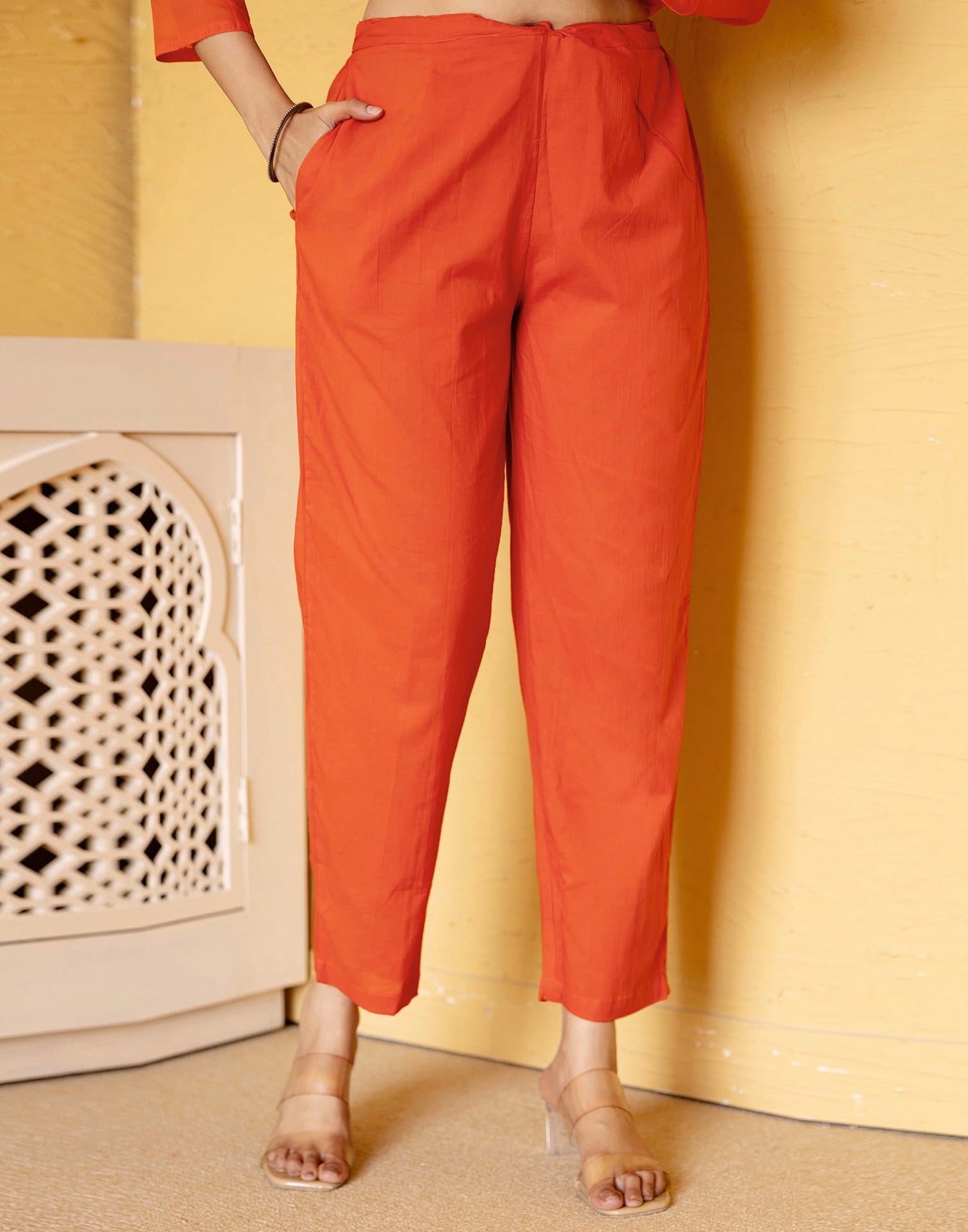 Affordable Cotton Embroidered Anarkali Kurti Set for Women