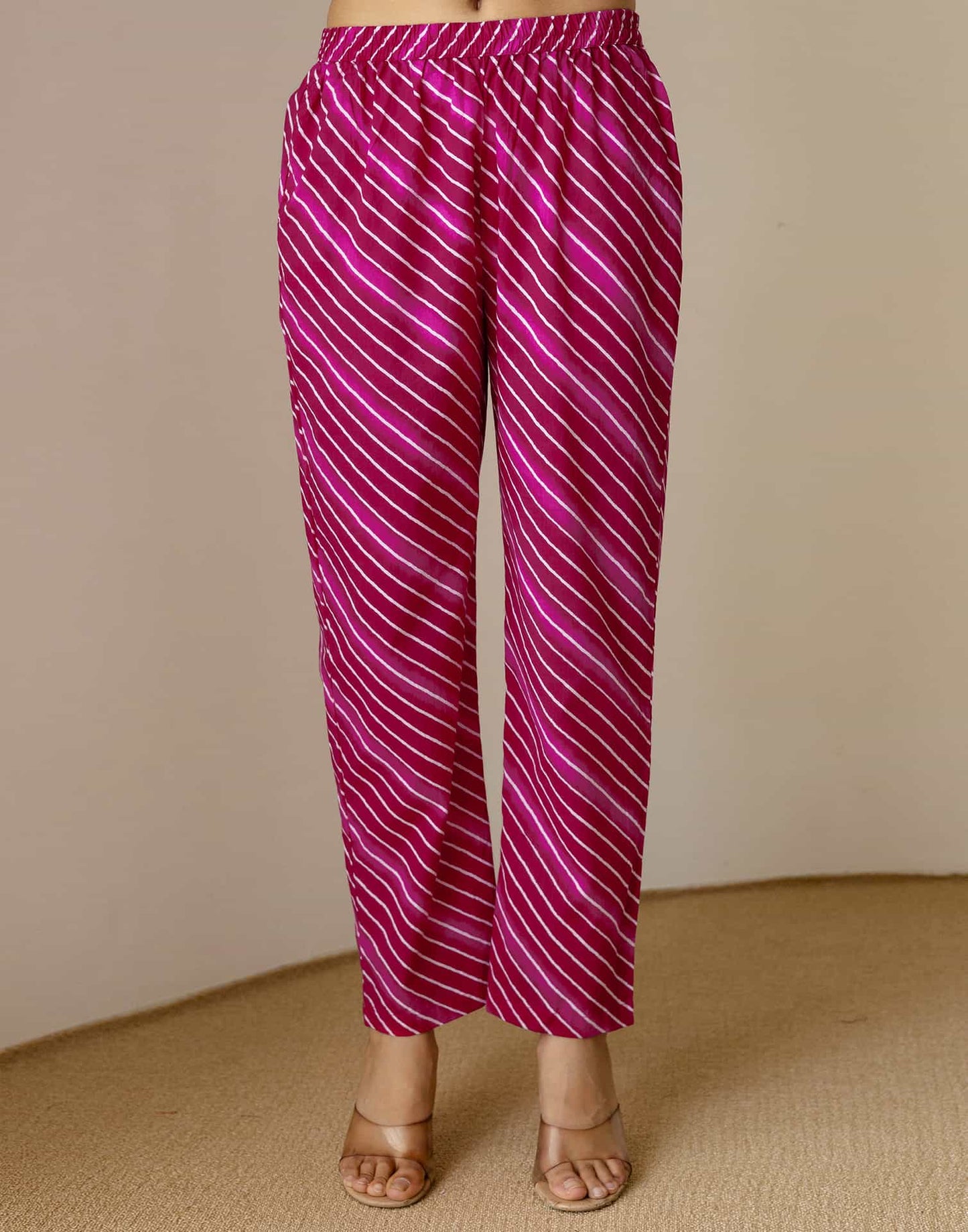 Pink Cotton Printed Kurta Set with Pant & Dupatta under 999