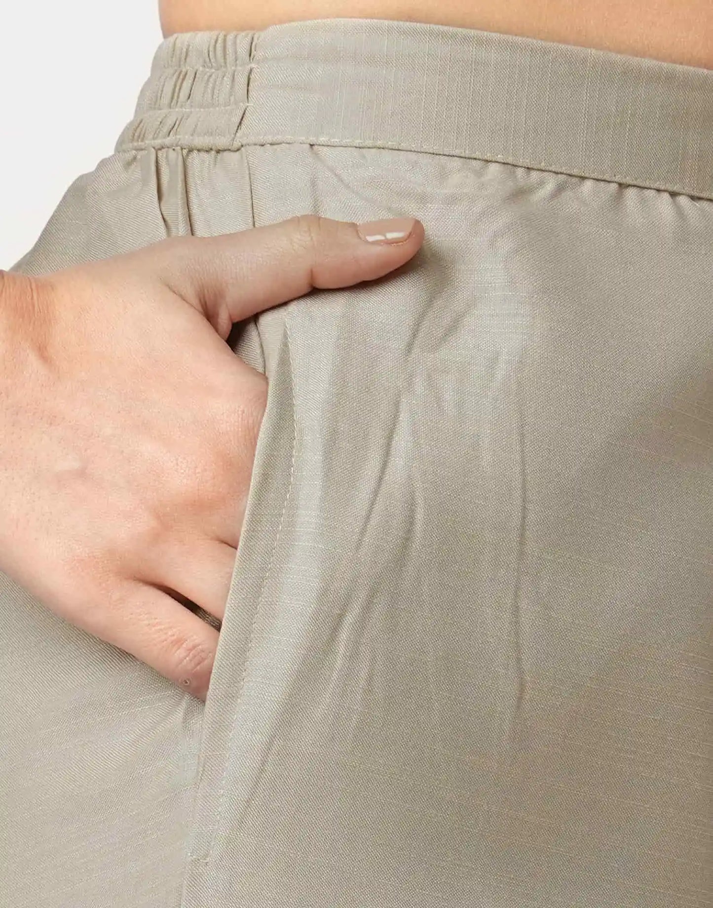 Affordable Beige cotton co-ord set