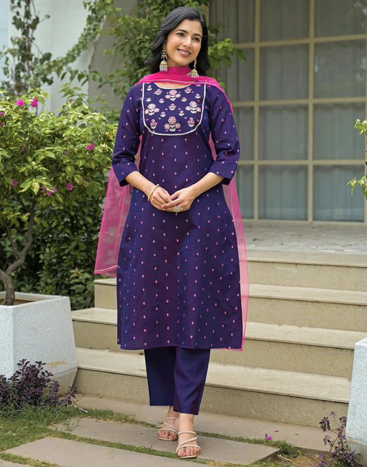 silk kurta set for women