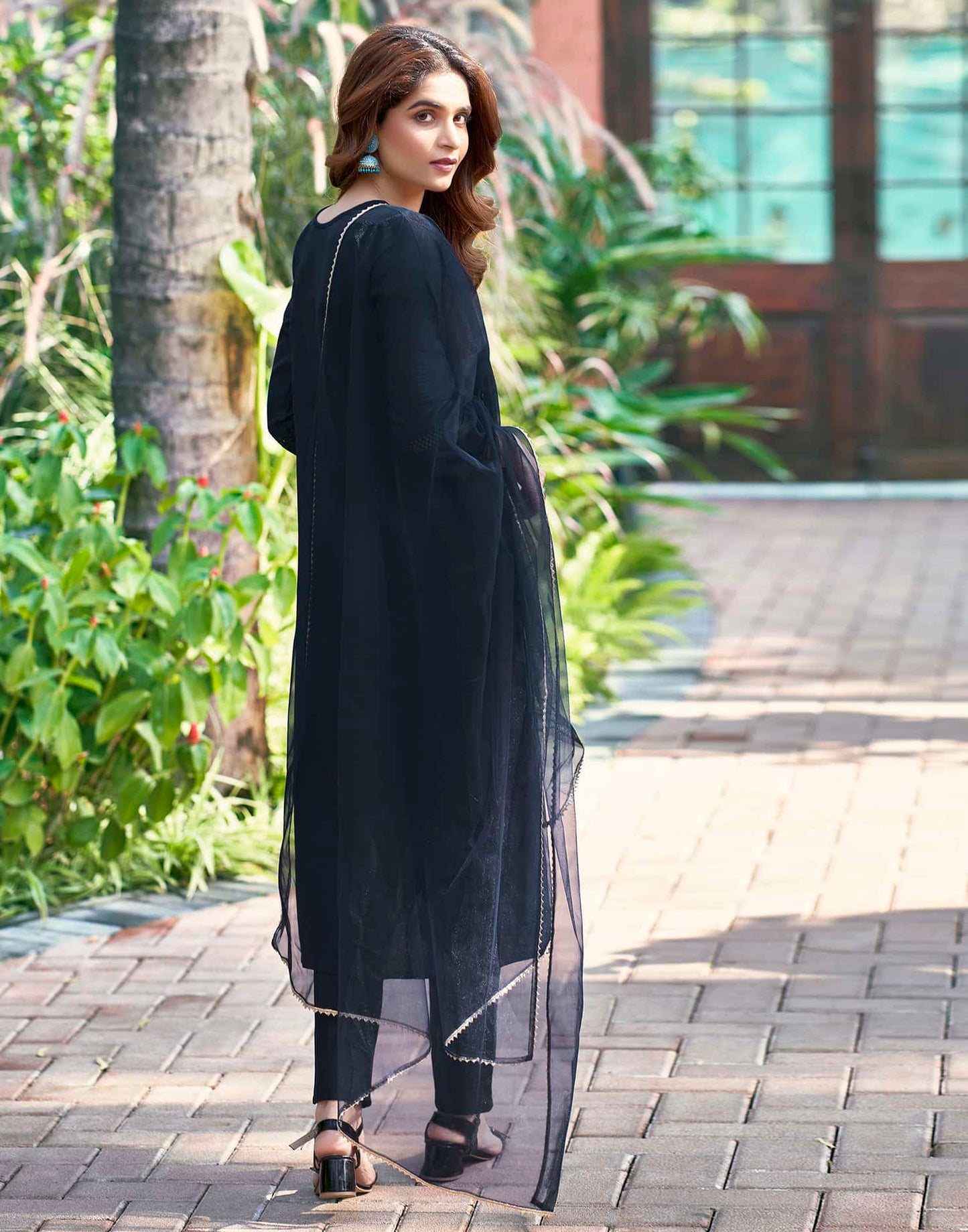 Stylish Blue Straight Kurta Pant and Dupatta for Women