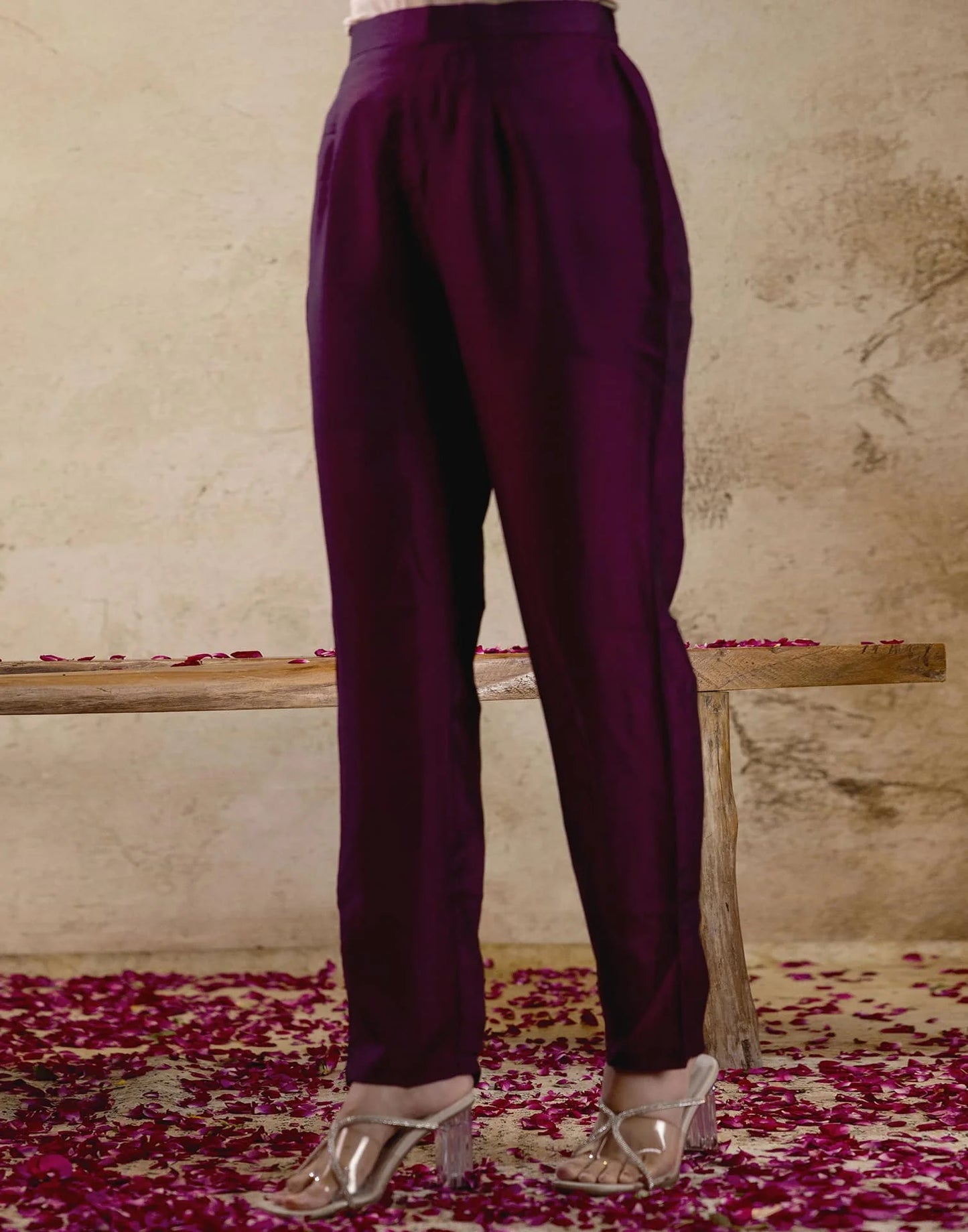 Silk Embroidered Straight Kurta with Pant & Dupatta