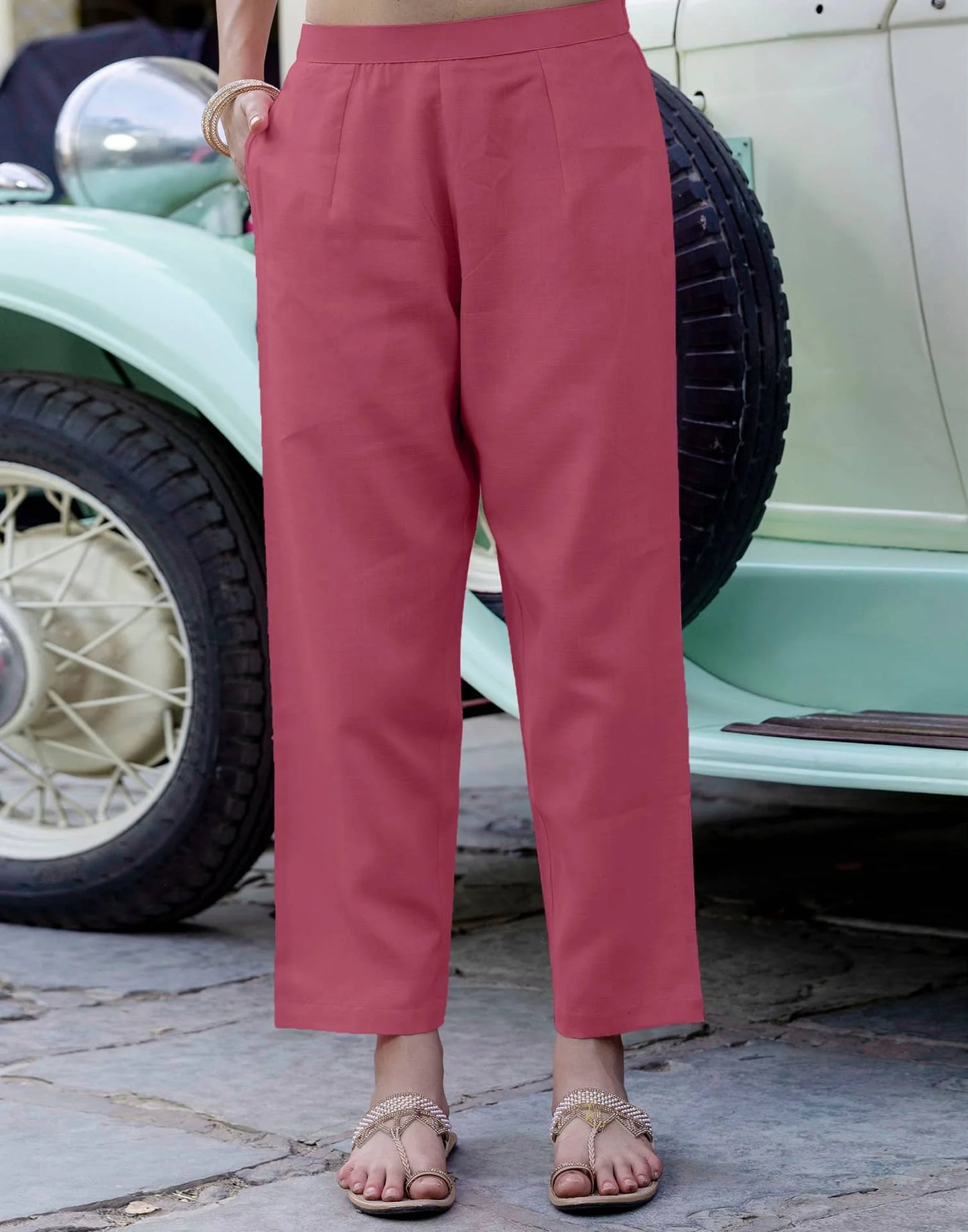 Silk Embroidery, Sequins Work and Gota Patti Work Straight Kurta with Pant & Dupatta