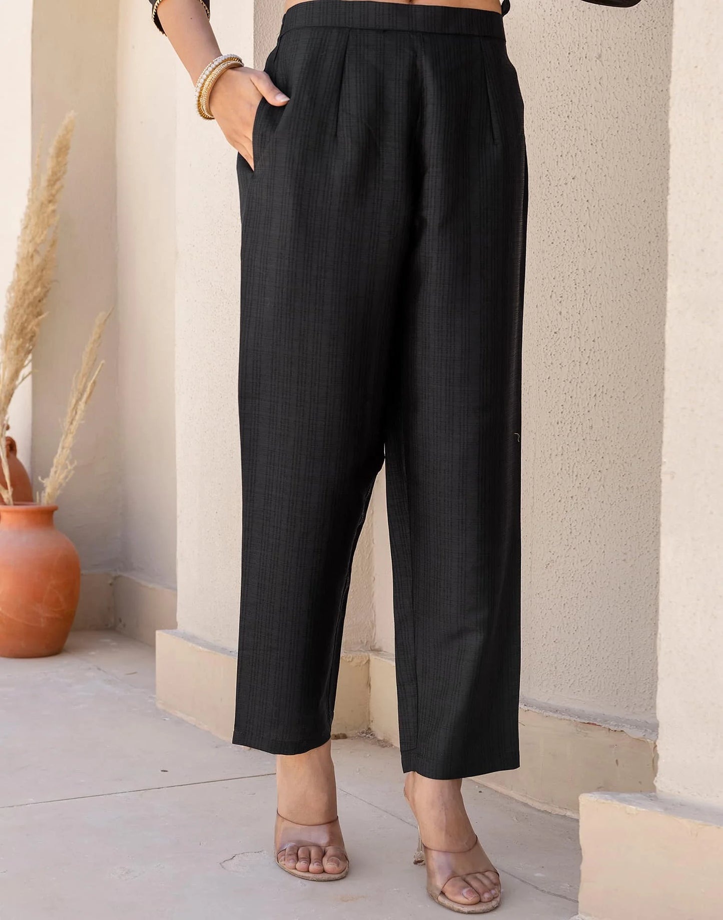 affordable round neck kurta set