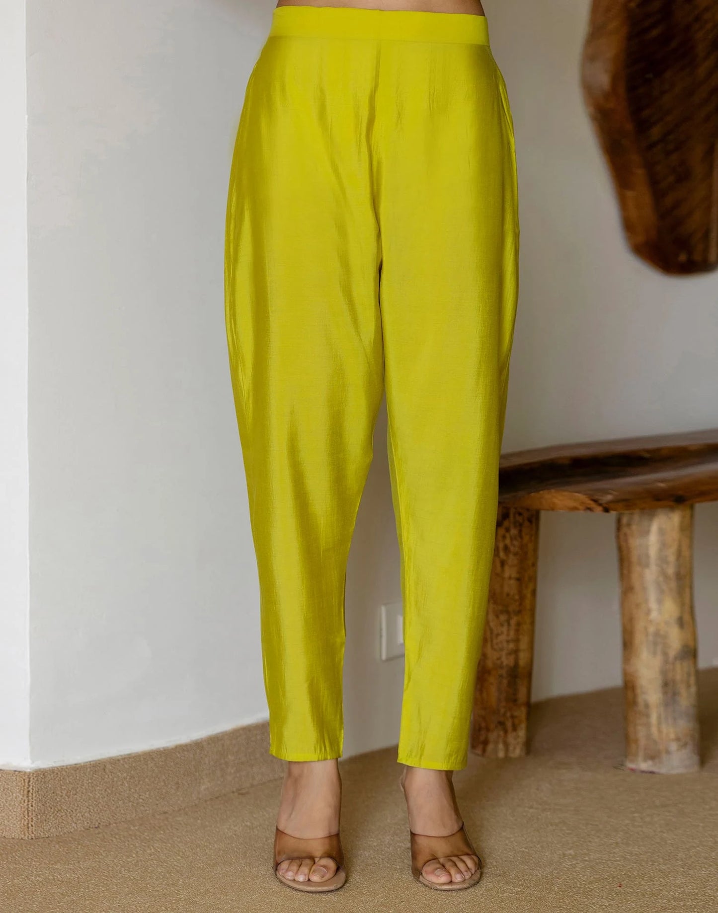 Yellow Silk Embroidered Straight Kurta Set with Pant & Dupatta under 1299