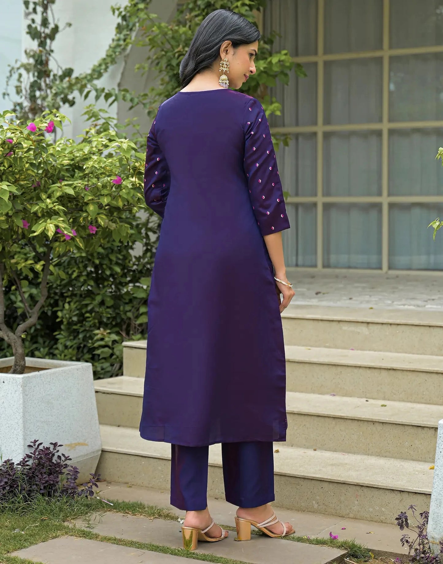 silk kurta set for women