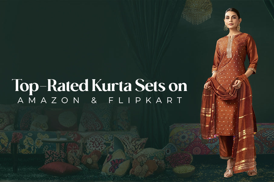 Top-Rated Kurta Sets on Amazon & Flipkart