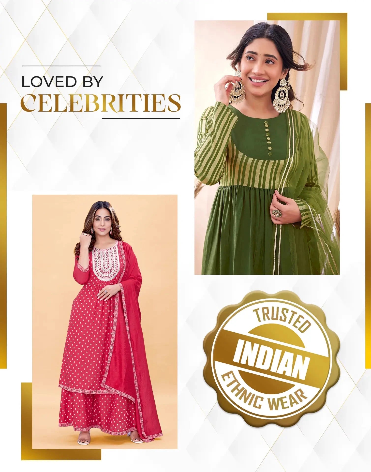 Affordable festival kurta set 