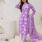 Cotton Printed Straight Kurta with Pant & Dupatta
