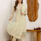 Beige Georgette Embroidered Kurta Set with Pant & Dupatta under 1299