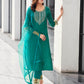 Silk Blend Sequence Embroidery Work and Lace Straight Kurta with Pant & Dupatta