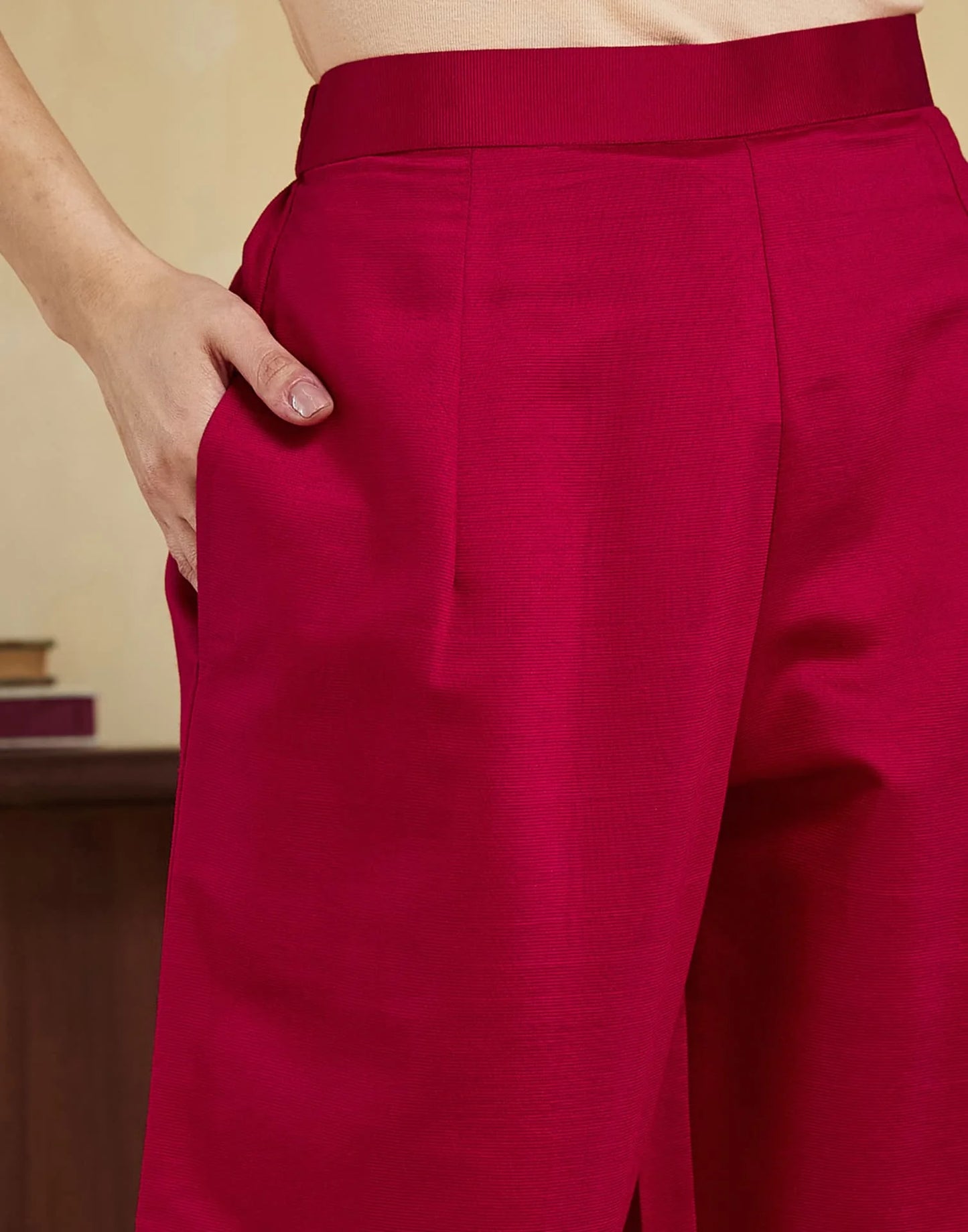 Cotton Blend Embroidery Straight Kurta with Pant & Dupatta