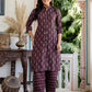 Rayon Printed Straight Kurta with Pant & Dupatta