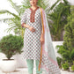 Affordable White Rayon Floral Printed Kurta Set with dupatta 