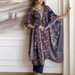 Blue Cotton Printed Straight Kurta Set with Pant & Dupatta for Women under 1299