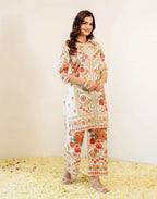 Skylee Viscose Floral Print Spread Neck Co-ord Set For Woman