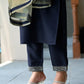 Silk Blend Sequins Embroidery Lace Straight Kurta with Pant & Dupatta