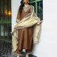 Silk Blend Sequins Embroidery Lace Straight Kurta with Pant & Dupatta
