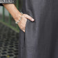 Silk Blend Sequins Embroidery Lace Straight Kurta with Pant & Dupatta