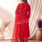 Cotton Blend Embroidered Straight Kurta with Pant & Dupatta