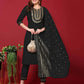 Rayon Embroidery and Lace Straight Kurta with Pant & Dupatta