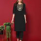 Rayon Embroidery and Lace Straight Kurta with Pant & Dupatta