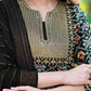 Cotton Blend Printed Straight Kurta with Pant & Dupatta