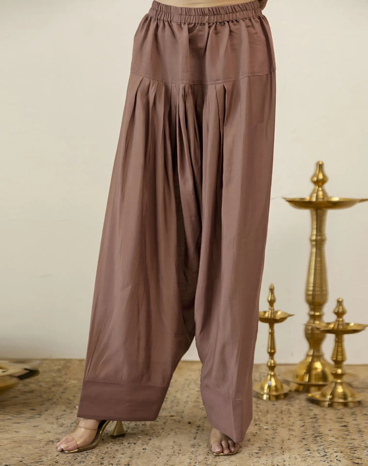 Shimmer Mirror Work V-Neck Co-ords Set