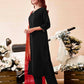 Rayon Dyed Straight Kurta with Pant & Dupatta
