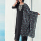 Rayon Blend Embroidered Straight Kurta with Pant & Dupatta