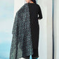 Rayon Blend Embroidered Straight Kurta with Pant & Dupatta
