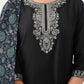 Rayon Blend Embroidered Straight Kurta with Pant & Dupatta