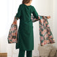 Silk Blend Embroidery, Sequence Work and lace Straight Kurta with Pant & Dupatta