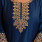 Silk Blend Embroidery, Sequence Work and lace Straight Kurta with Pant & Dupatta