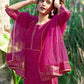Cotton Blend Embroidered Straight Kurta with Pant & Dupatta