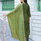 Art Silk Dyed, Embroidery Work and Lace Straight Kurta with Pant & Dupatta