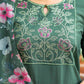 Silk Blend Embroidered Straight Kurta with Pant & Dupatta