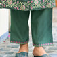 Silk Blend Embroidered Straight Kurta with Pant & Dupatta