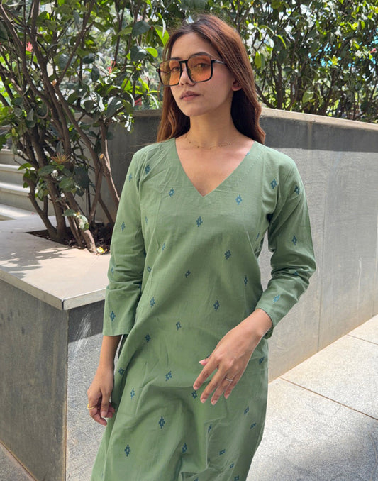 Viscose Rayon Printed V-Neck Co-ords Set