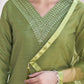 Silk Blend Sequence Embroidery Work and Lace Straight Kurta with Pant & Dupatta
