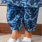 Light Blue Silk Printed V Neck 3/4 Sleeve Straight Kurta Set With Pant & Dupatta