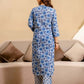 Cotton Printed Straight Kurta with Pant & Dupatta