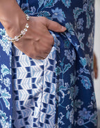 Viscose Rayon Floral Print Straight 3 Piece Kurta Set