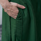 Silk Blend Dyed, Sequence Embroidery Work and Gota Lace Straight Kurta with Pant & Dupatta